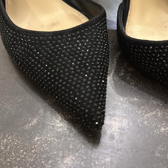 COACH SPARKLE BKACK HEELS. - Picture 2 of 7